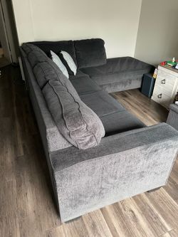 Navy Blue L Sofa