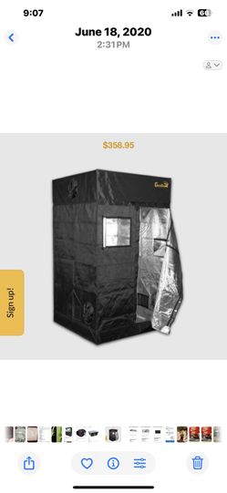 Gorilla Grow Tent And Air filter Used  One Season. 