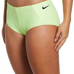NWT NIKE SWIM Women's Hydralock Fusion Cheeky Kick Shorts Bottoms in Volt XL