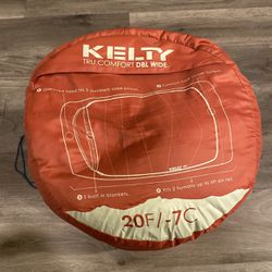 Kelty Double Wide Sleeping Bag For 2 Persons 