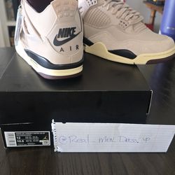 Ds Jordan 4 women size 12 and men size 10.5