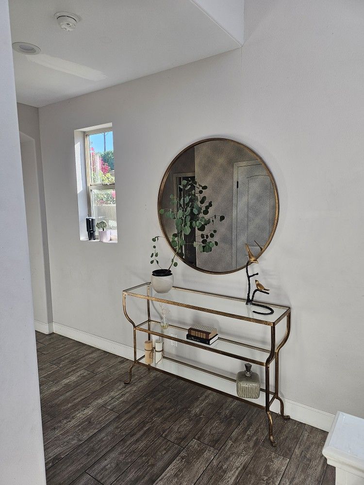 Glass Console Table