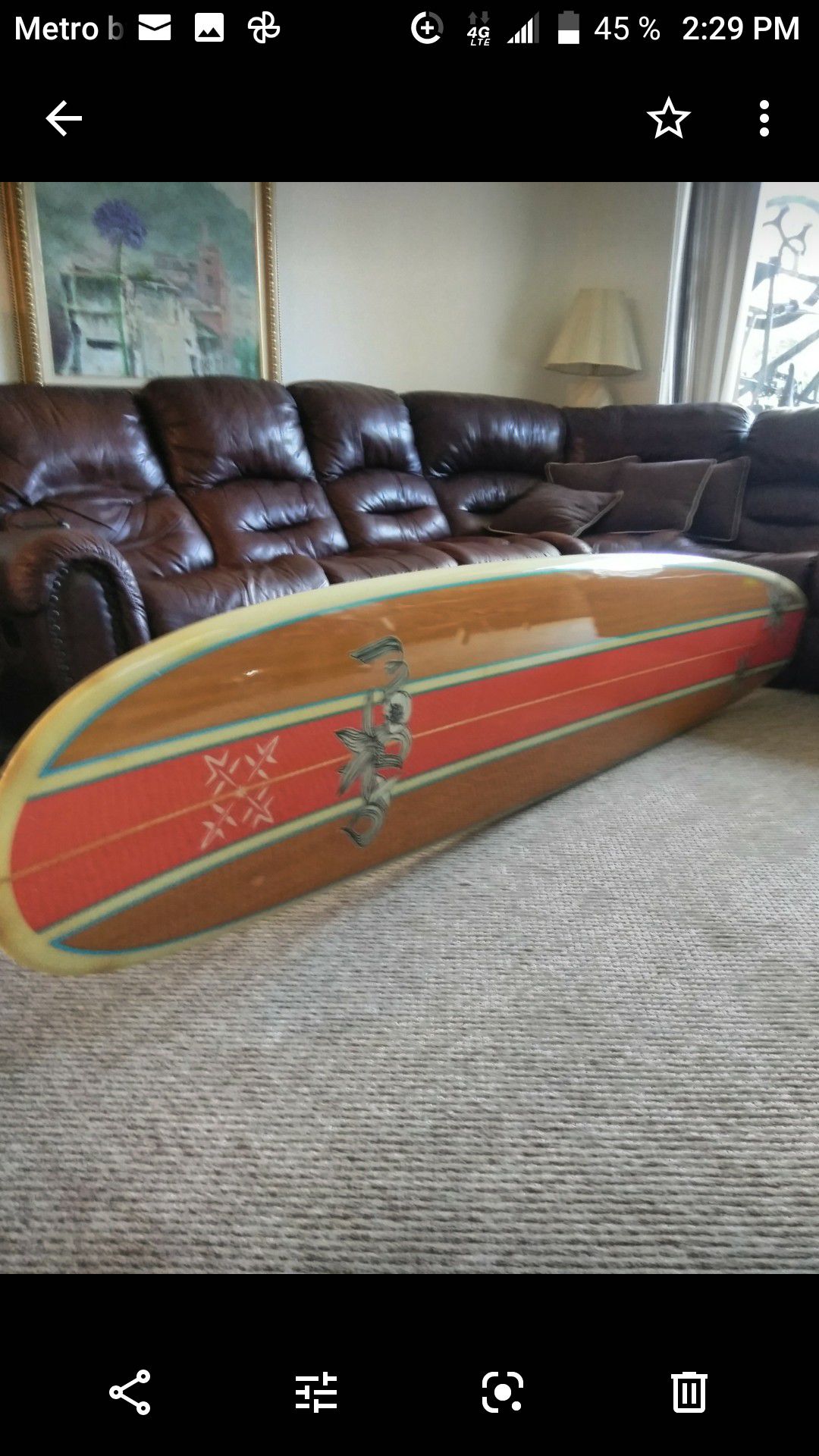 Surfboard longboard Oxbow 9'4