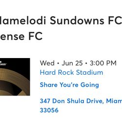 FIFA Club World Cup 2025 @ Hard Rock Stadium M42: Mamelodi Sundowns FC v. Fluminense FC 