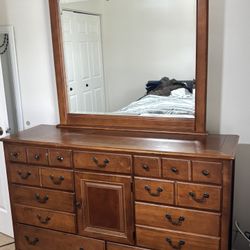 Dresser With Mirror Real Wood 