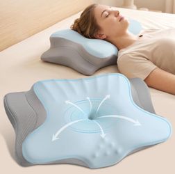 Brand New Ergonomic Cervical Pillow for Neck Support - Memory Foam