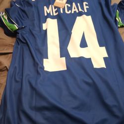 1990's Seattle Seahawks Retro DK METCALF JERSEY SIZE ADULT MEDIUM 