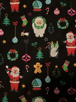 Christmas Scrub Top Sz Small 🎄🎅🏼