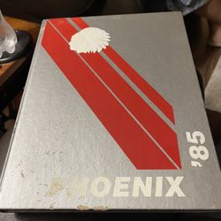 1985 Yearbook Denton High School 50 Dollars Obo 