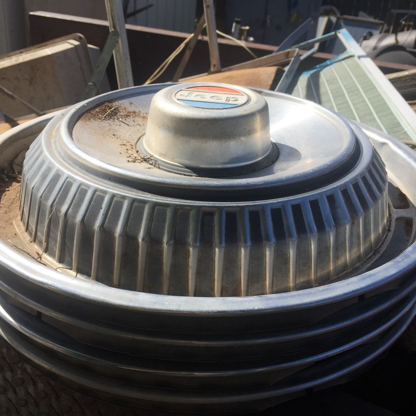 1975 Jeep Wagoner  Hubcaps Full Set $100