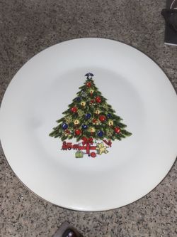 Christmas plates