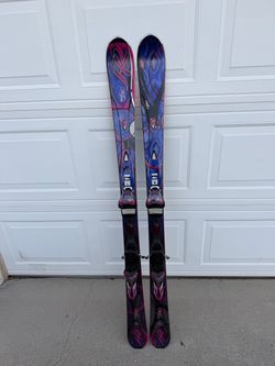 Women’s Skis K2 Superfree 146 cm All-Terrain ROCKER Skis w/ Marker K2 Bindings