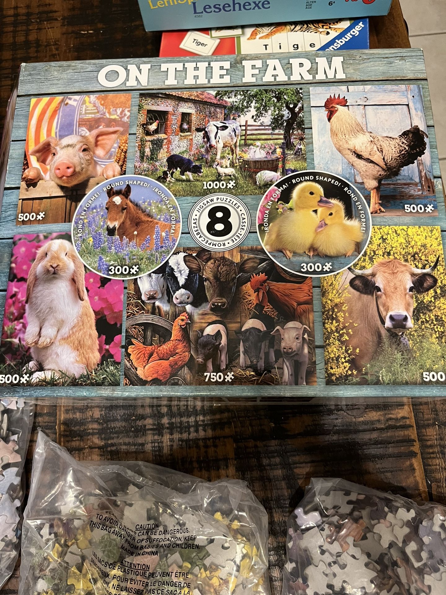 1 Box - Multiple puzzles