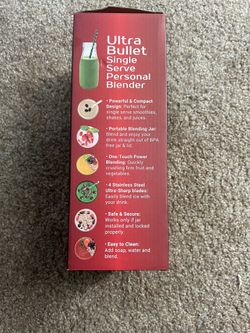 Mueller Ultra Bullet Single Serve Personal Blender | Black | Model: PB-2200