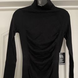 New Express Ruched Body Con Sweater Dress - XS 