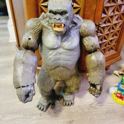 Large 18.5" King Kong Skull Island Figure Toy Articulated Arms/legs