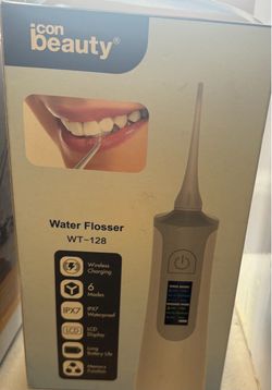 🦷 NEW Icon Beauty Water Flosser WT-128 – 6 Modes