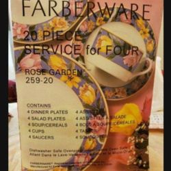 China Dish Set, NEW w Bonus OBO