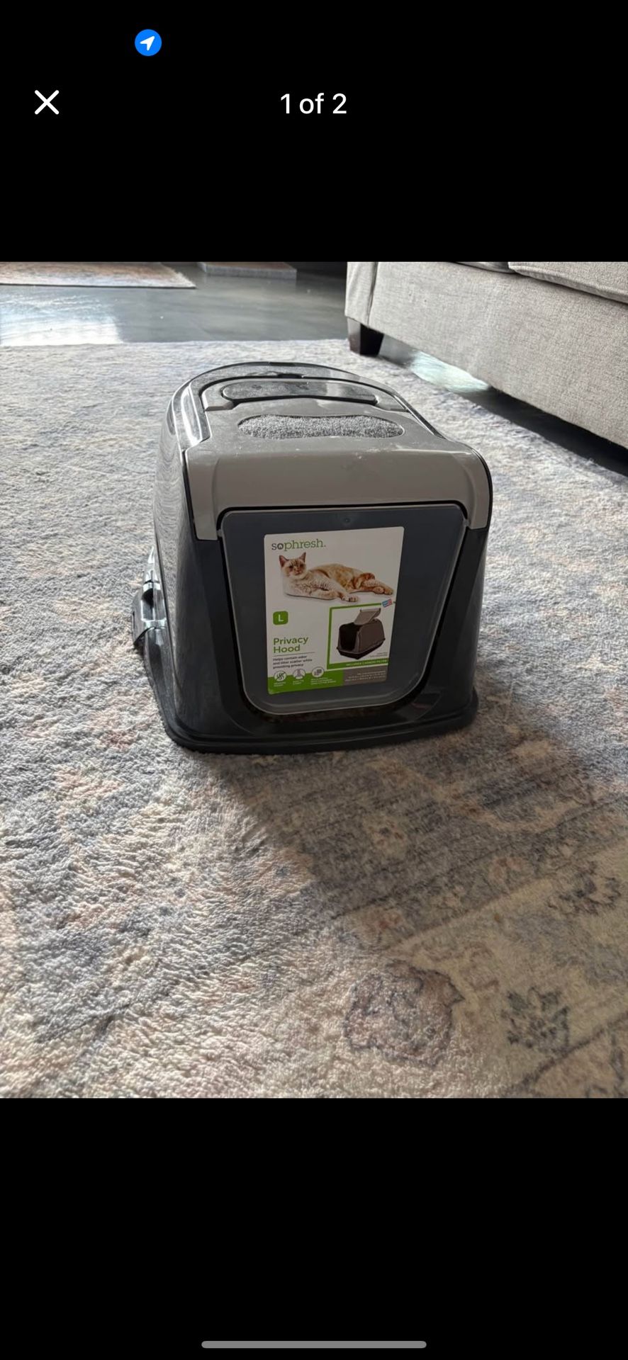 Top Of Cat Litter Box