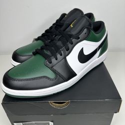 Jordan 1 Green Toe Low