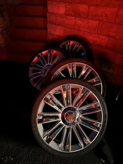 Size 26 Inch Replica Cadillac Escalade Rims And Tires