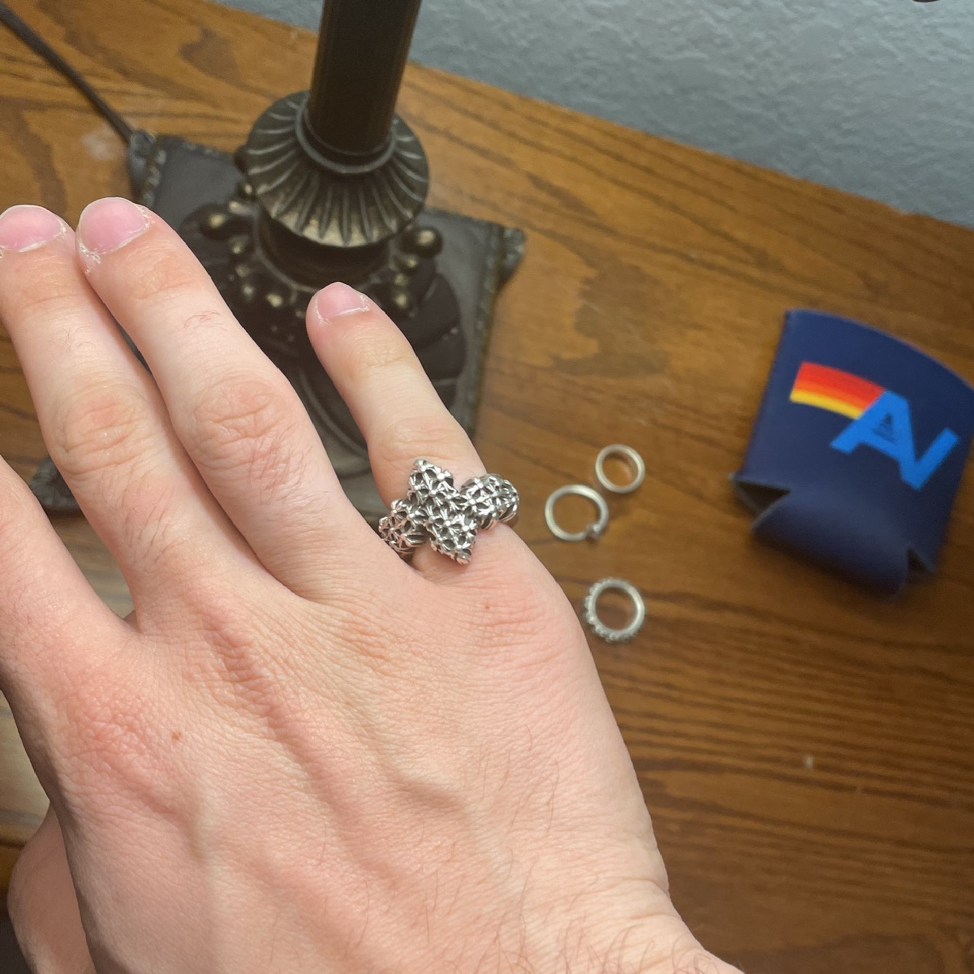 Chrome Hearts Cemetery Pointer Ring