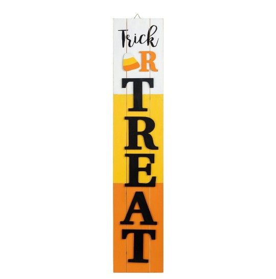 "Trick or Treat" Vertical Porch Sign