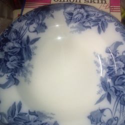 Floral Pasta Bowl Vintage