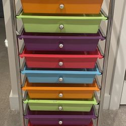 10-Drawer Organizer Cart