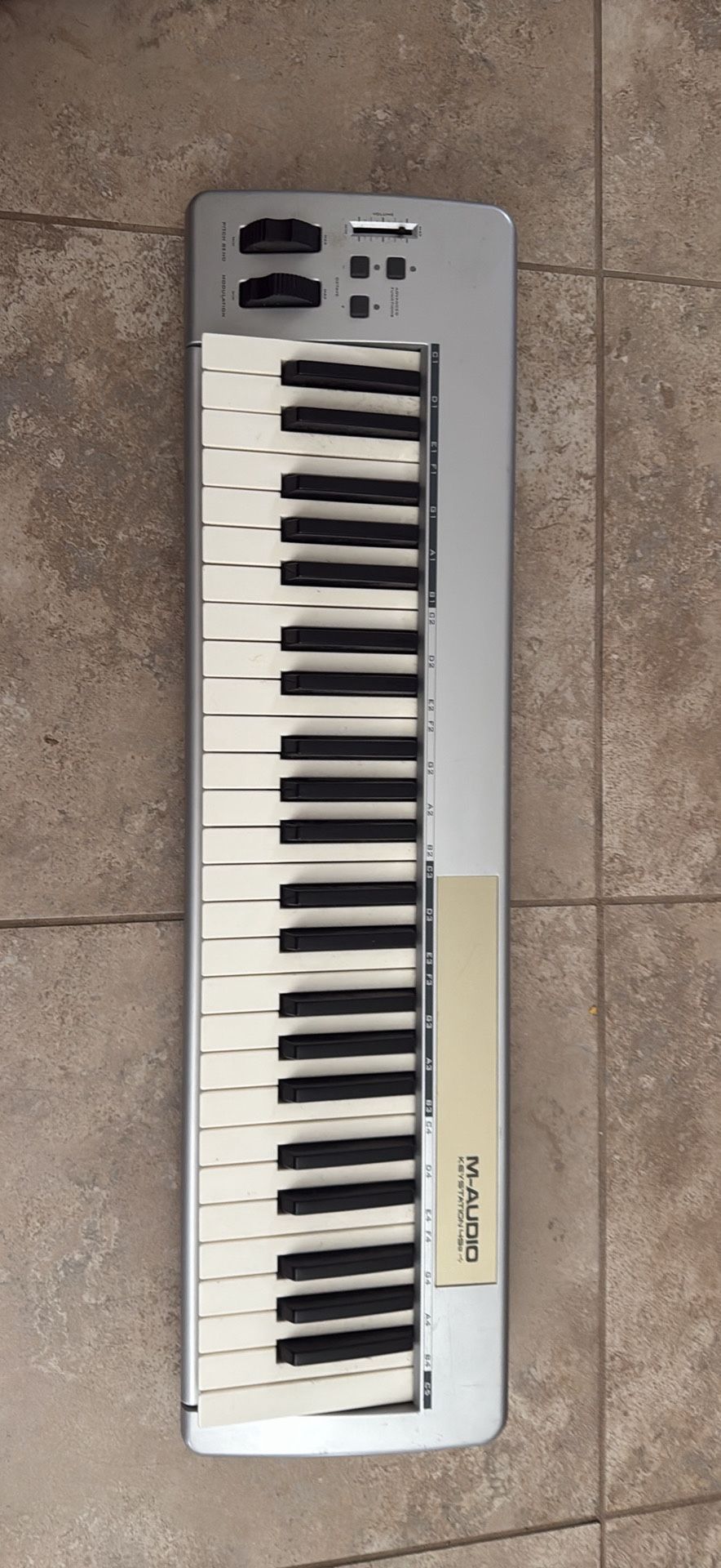 Used M-Audio Keystation 49E MIDI Controller