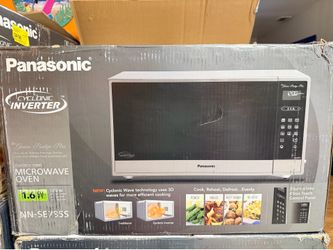 Panasonic® 1.6 Cubic Feet 1250 Watt Countertop Microwave with Sensor Cooking NN-SE785S