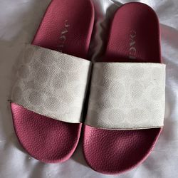 Pink Coach Slides