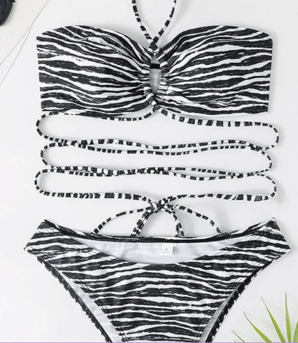 Small Zebra Print Bikini
