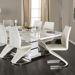 WHITE CHROME Z STYLE 14" BUTTERFLY LEAFSET