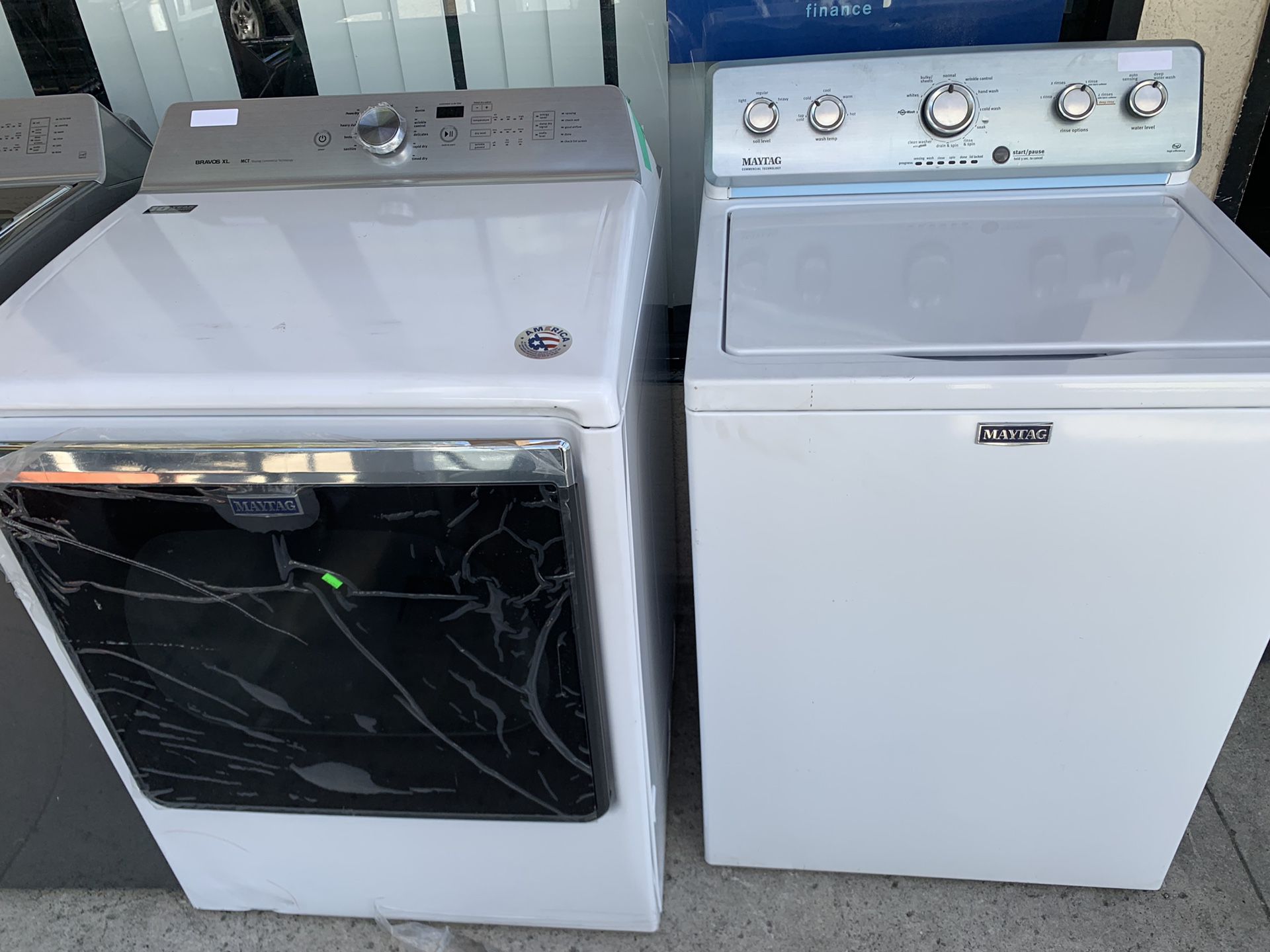 Maytag washer and dryer gas set