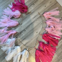 Pink Pom Pom Hanging Room Decor! 