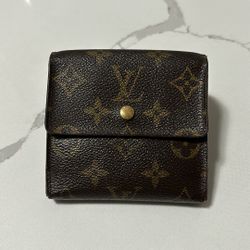 LV Mono Double Snap Wallet