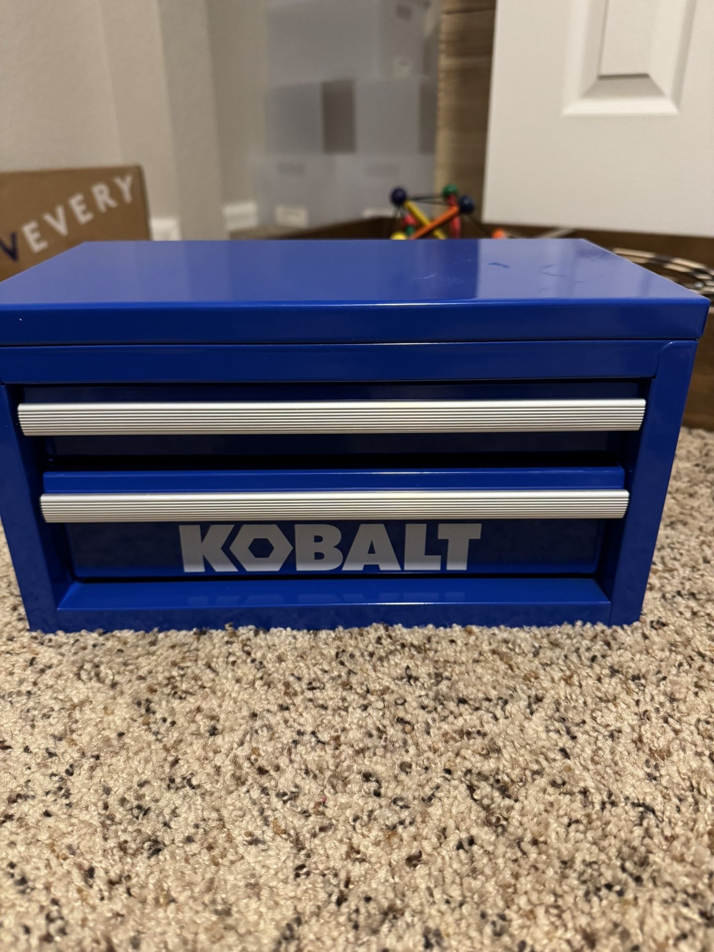 Small Blue Kobalt Tool Box