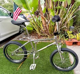OLD SCHOOL 1984 CYCLE PRO GREG HILL TURBO 16 LOOPTAIL PITBIKE CHROME