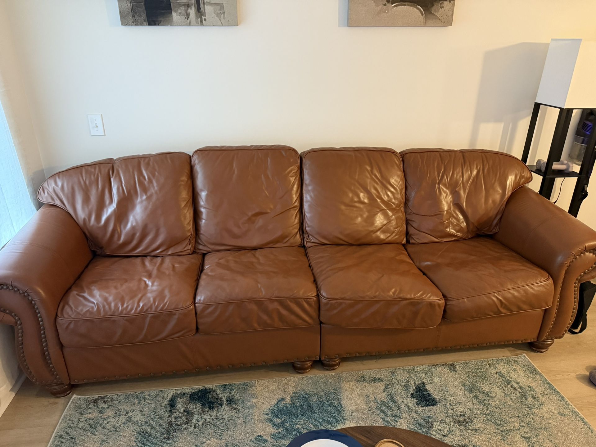 Leather Couch- Need Gone By Friday