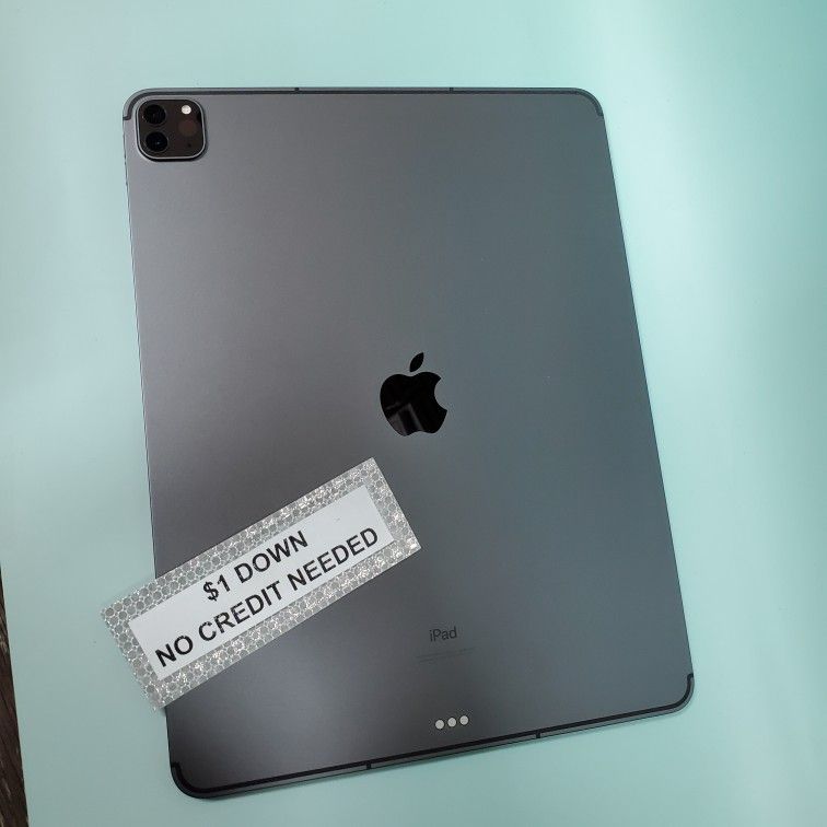 Apple IPad Pro 12.9 5th Generation Tablet - Only $1 Today Pay The Rest Later!