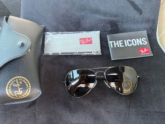 Brand New Ray-Ban RB3025 Aviator Large Metal Sunglasses – G-15 Lenses