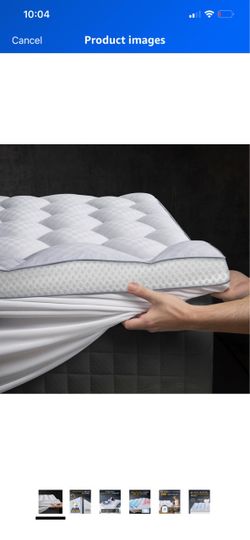 3 Inch Ultra-Fluffy Memory Foam Mattress Topper King for Back Pain, Extra Soft Pillow Top King Mattress Topper with 4X Support, Mattress Pad with Brea