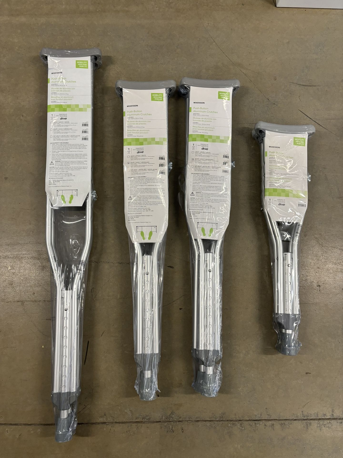 McKesson underarm Crutches