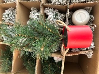 Christmas Tree Decor Flocked/Unflocked
