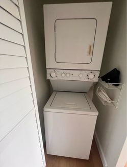 GE Spacemaker stacked Washer and Dryer