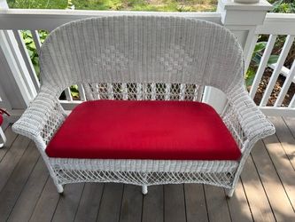 Wicker Loveseat
