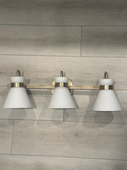 Origin 21 Zadie 24-in 3 Light brushed gold Bathroom Vanity light