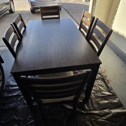 Dining Set with 6 Chairs
