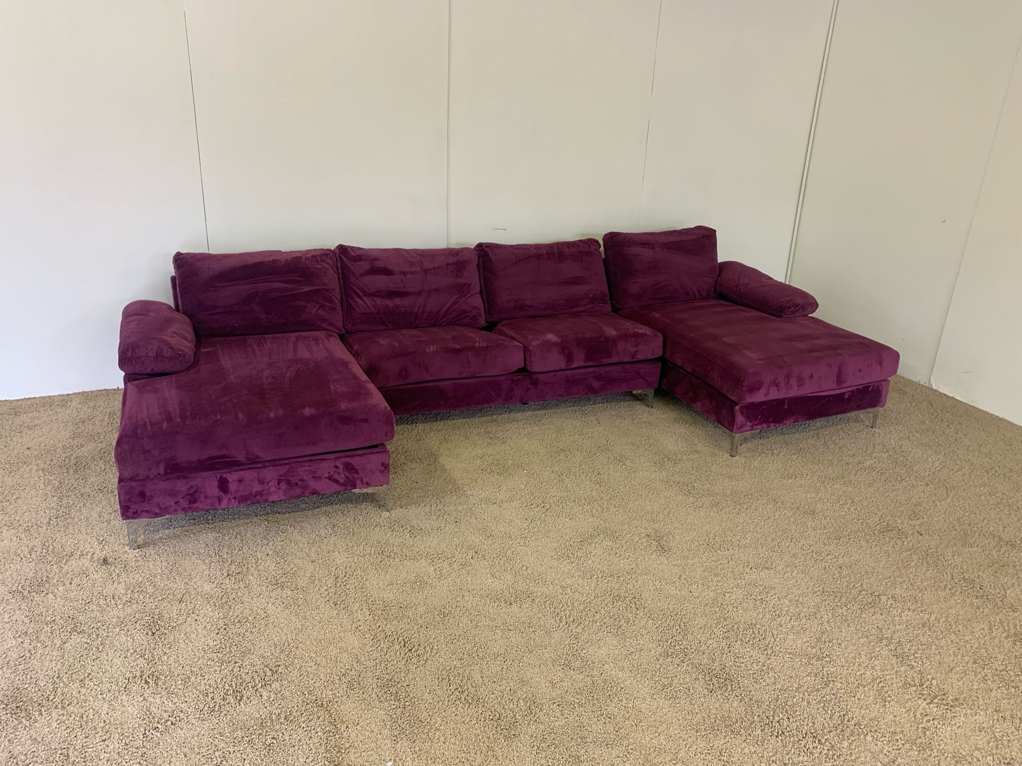 Purple Wayfair Sectional *Free Delivery* for Sale in Upper Gwynedd, PA